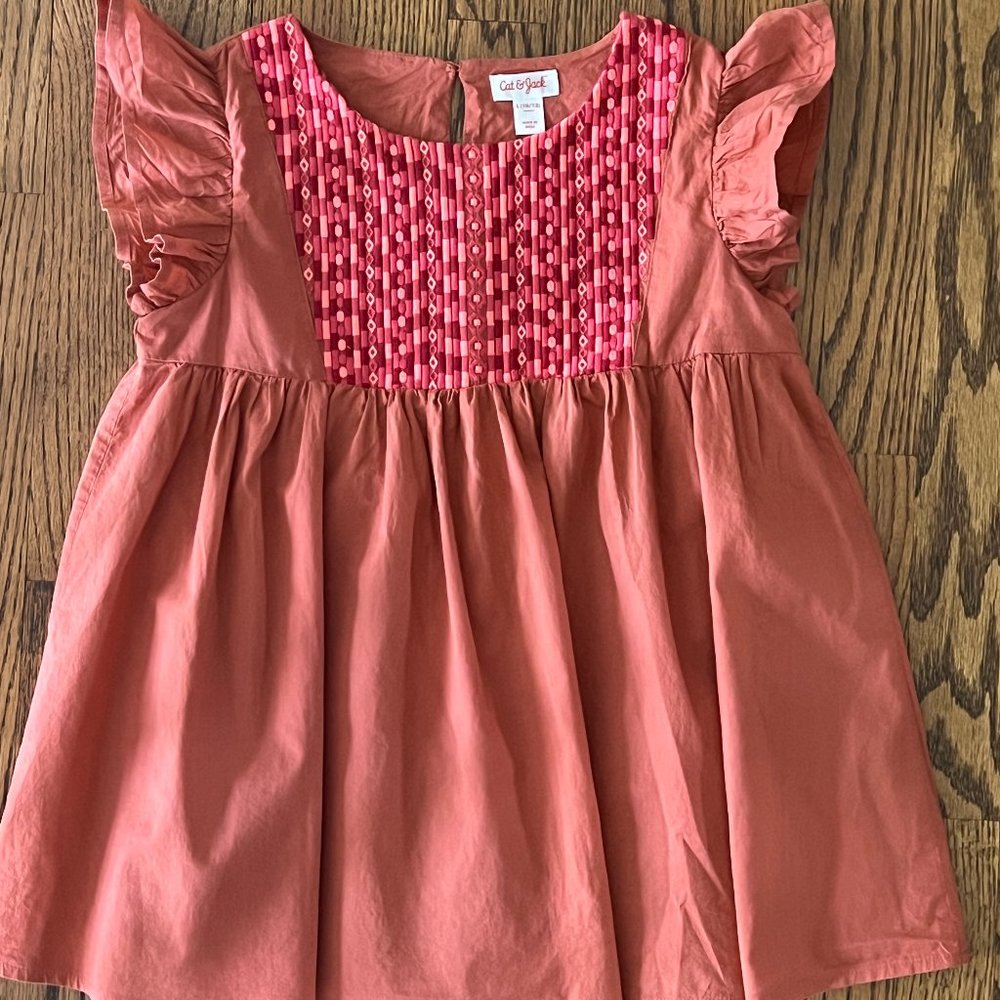 Cat and Jack embroidered blouse size 10/12